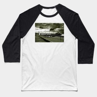 Bournemouth Pier And Beach Dorset Baseball T-Shirt